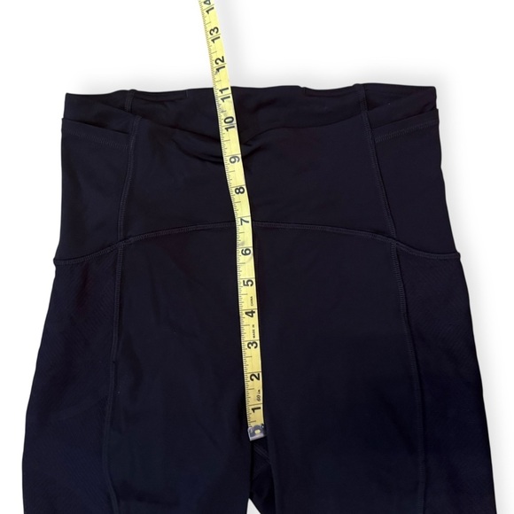 Lululemon Sheer Will High-Rise Short 10" Pulse Black Biker Gym Mesh Size 6 - Picture 7 of 10
